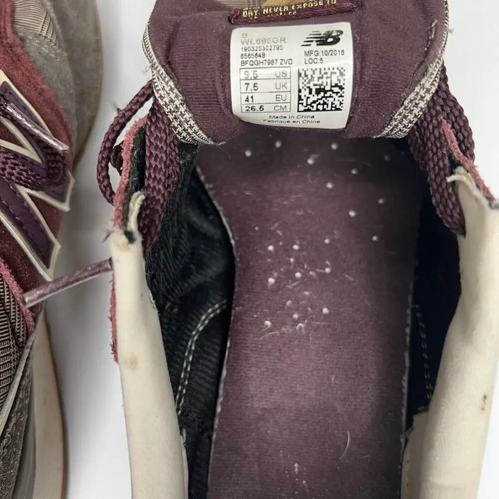 New Balance Womens Size 9.5 696 Glen Check Plaid WL696GR Limited Edition